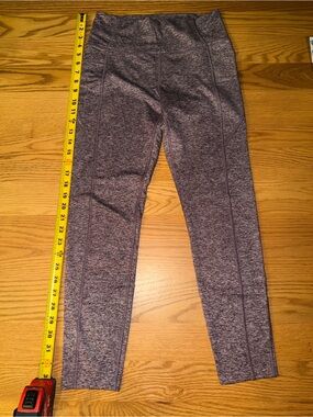 Thrive Societe Heather Mauve High-Rise Active Leggings